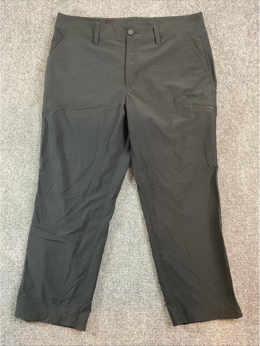 Eddie Bauer Women's Tech Capri Nylon Size 10 Outdoors Hiking Walking Pants